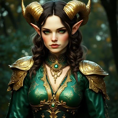 Featured image #1 for DnD Emerald and Gold Fantasy
