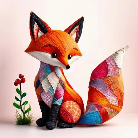 Featured image #3 for Flux & SDXL & SD3.5L ptchkrawk | Patchwork Style