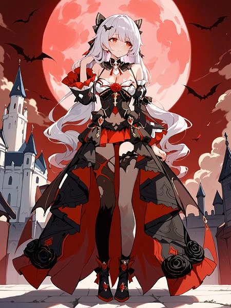 Featured image #3 for Theresa Apocalypse · Lunar Vow: Crimson Love 德丽莎 月下誓约· 予爱以心 | Honkai Impact 3rd