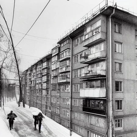 Featured image #5 for Панельки (Khrushchevka Diffusion)