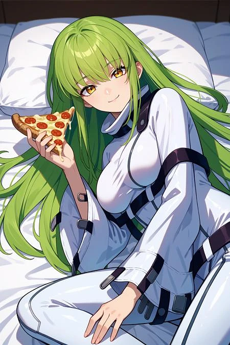 Featured image #4 for C.C./シーツー (Code Geass) SDXL LoRA [Pony Diffusion]