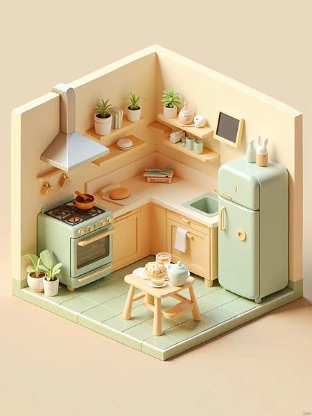 Featured image #5 for 等轴3d房间 Isometric 3d room V2.0