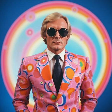 Featured image #2 for 60s Psychedelic Movie (SD1, SDXL, Pony, Flux)