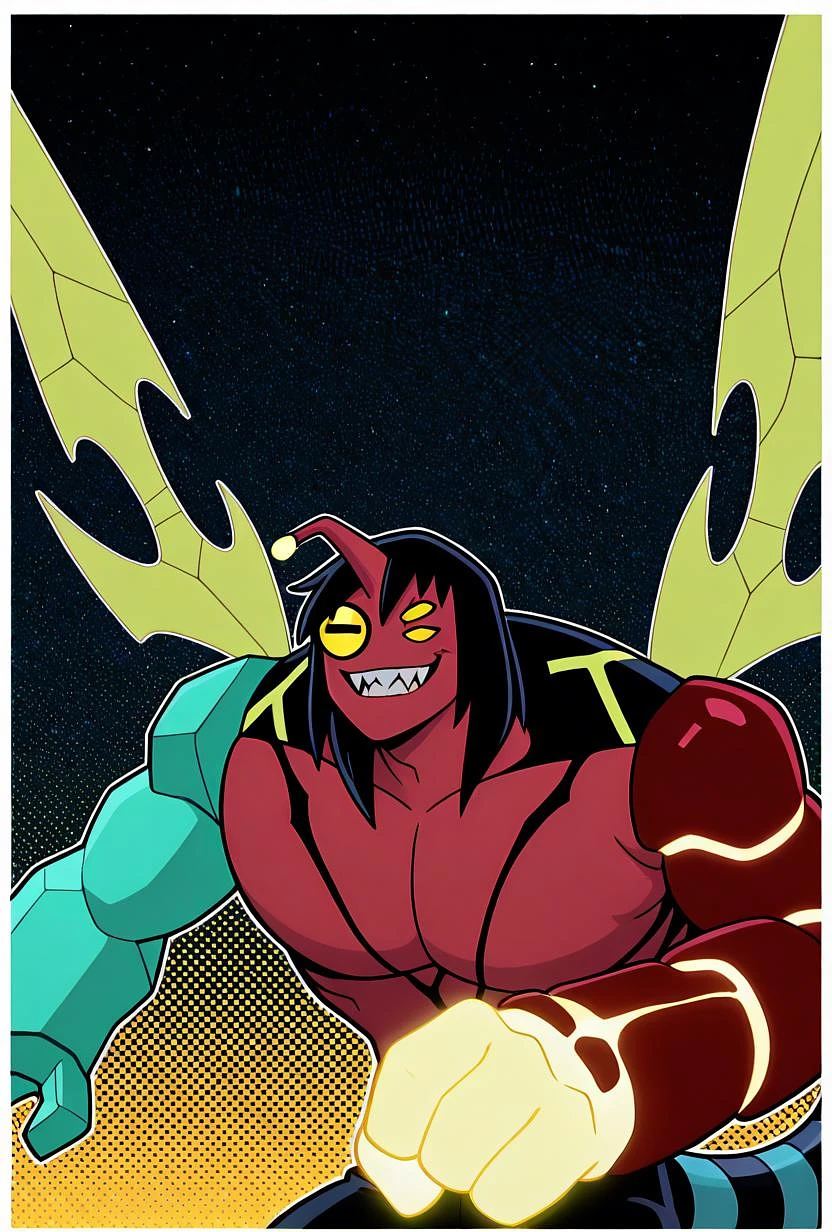 Featured image #1 for Mutant Kevin 11 -- Ben 10 (chaquetrix support)  Noob +Pony+1.5+illustrious