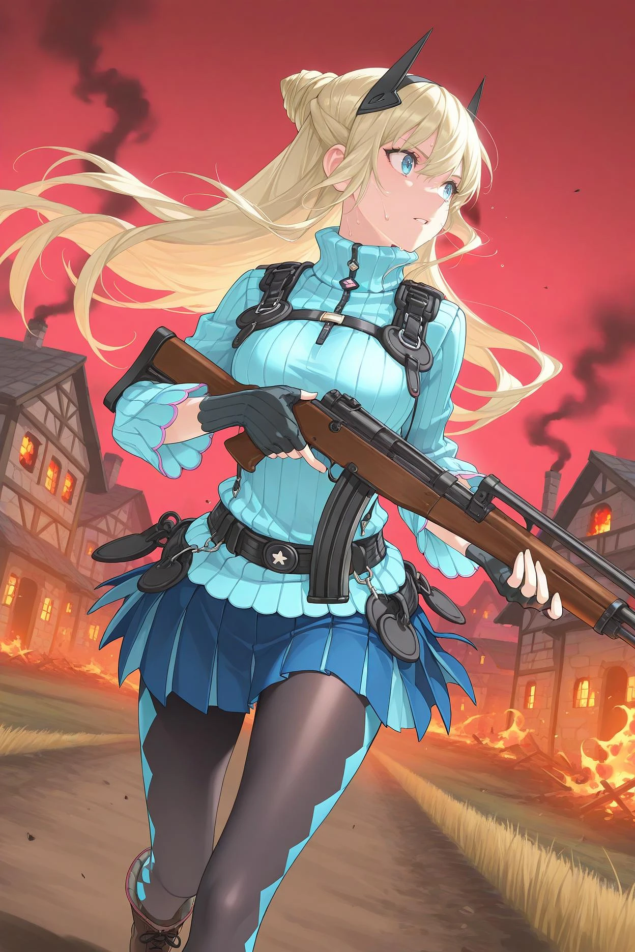 Featured image #4 for Riley Miller/レイリィ・ミラー (Valkyria Chronicles 4) SDXL LoRA [Illustrious]