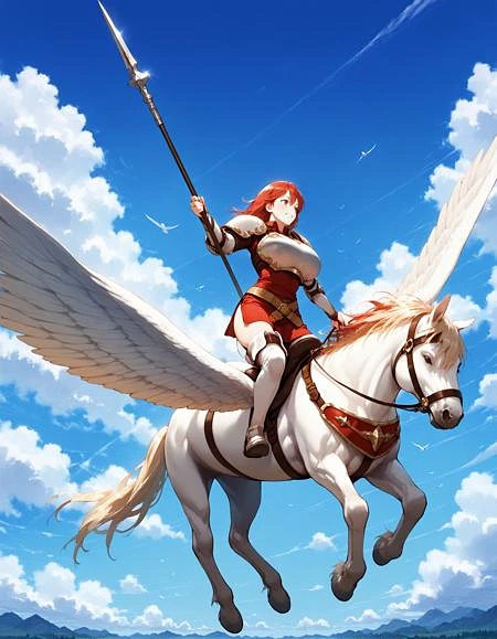 Featured image #2 for Pegasus knight / ペガサスナイト (Fire Emblem) Pony/Flux/IL