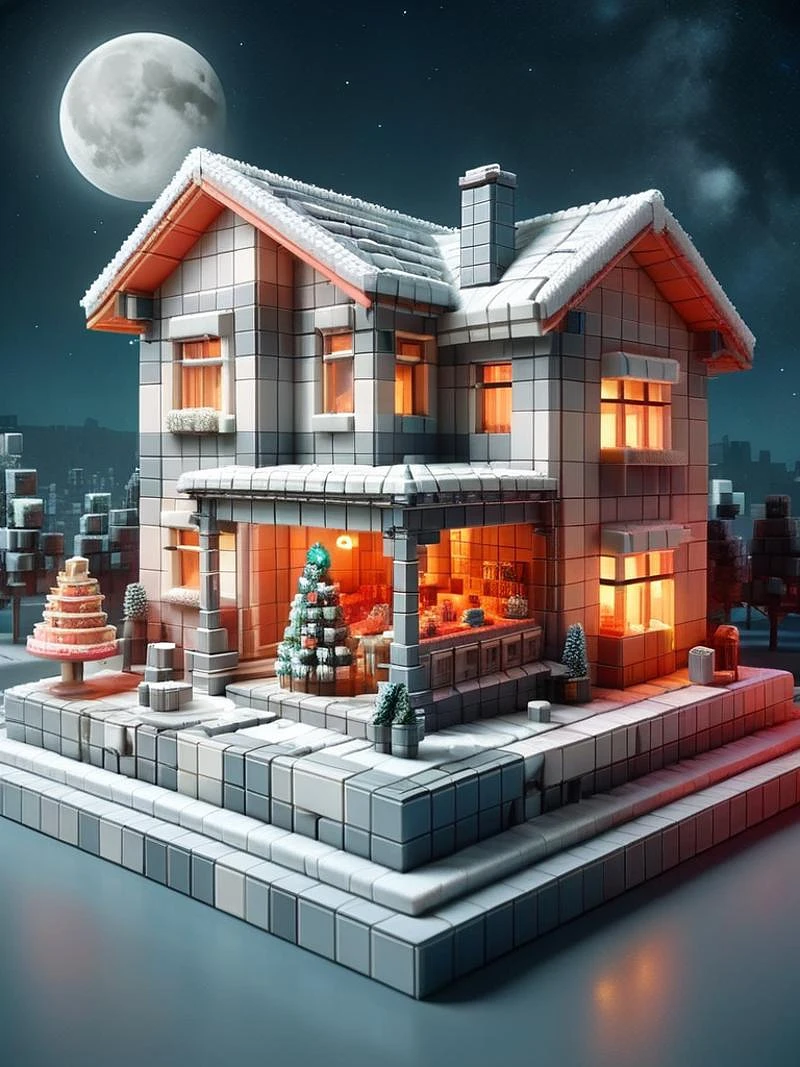 Featured image #4 for 3D Cube Style [SDXL+1.5]
