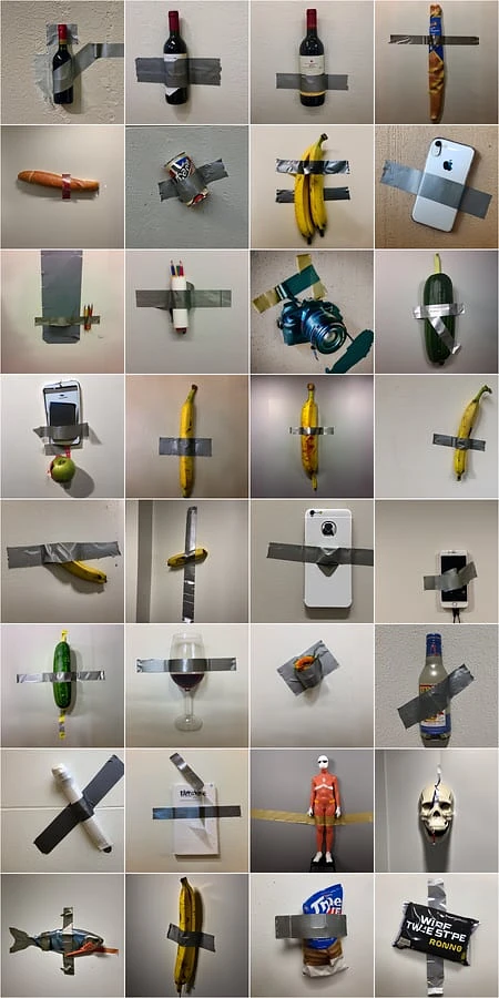 Featured image #1 for Object Taped To Wall