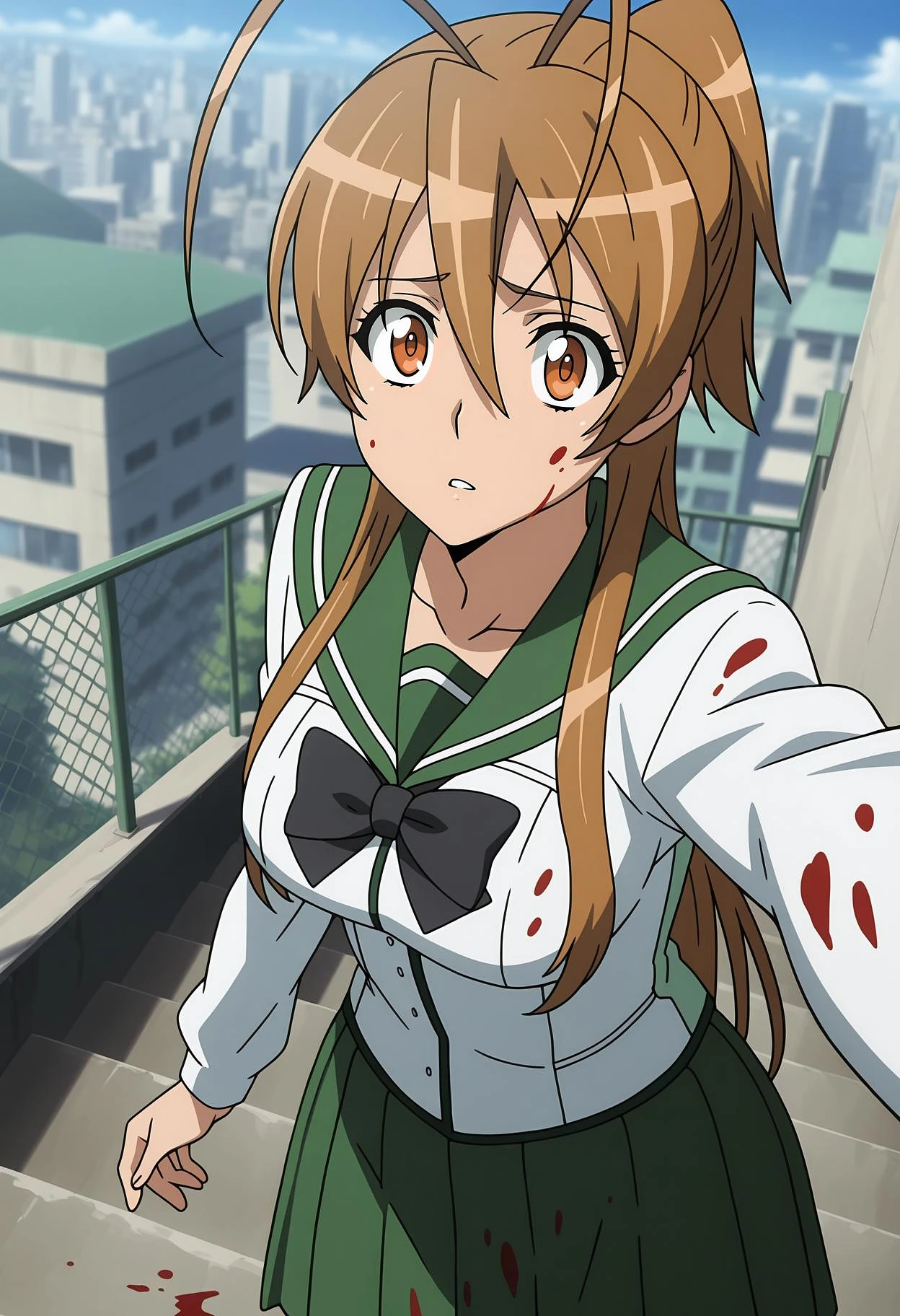 Featured image #2 for Miyamoto Rei [4 outfits] | Illustrious | Highschool of the Dead