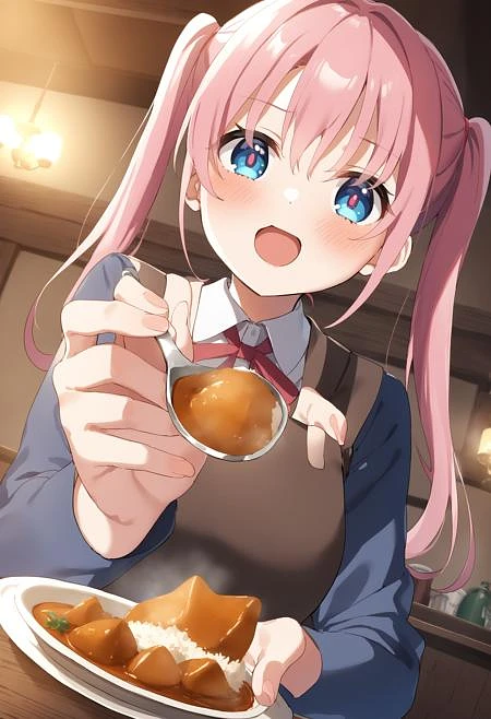 Featured image #4 for [SDXL&Pony] feeding / incoming food / あーん / 餌付け