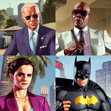 Featured image #2 for GTA5 Artwork Diffusion
