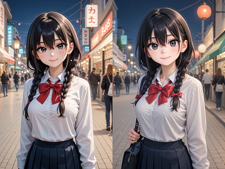 Featured image #4 for [SDXL] Face light up / 前面ライトアップ