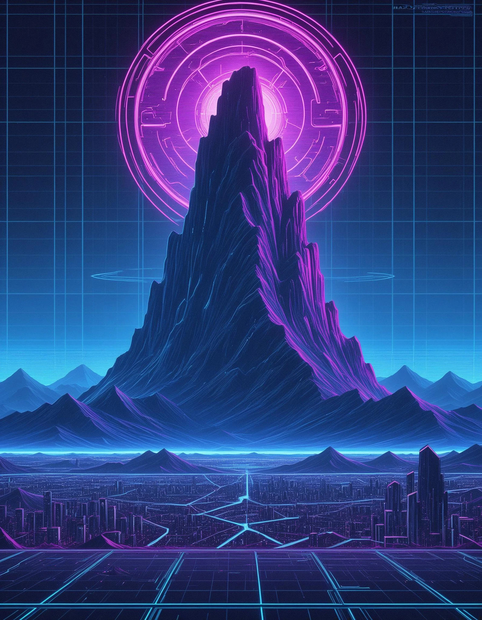 Featured image #3 for Neon Cyberpunk Cyberspace [FL/XL/IL/PD/1.5]