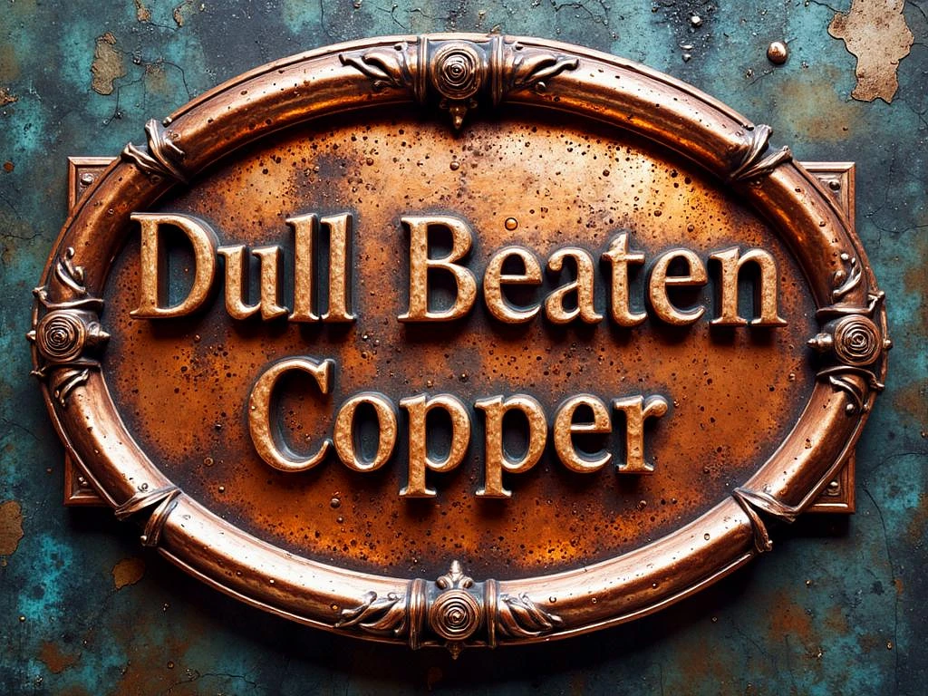 Featured image #1 for Dull Beaten Copper Style - CE