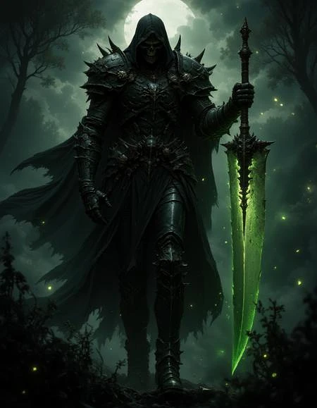 Featured image #2 for Knight and Warrior (A FredFraiStyle LoRA) - FLUX