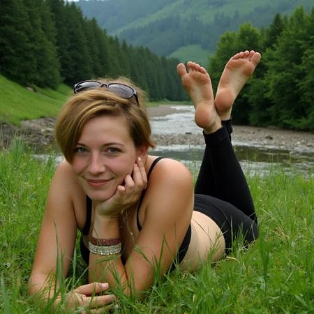 Featured image #5 for The Pose (crossed ankles)