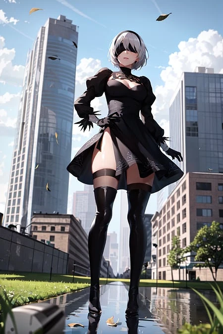 Featured image #1 for 2B (NieR:Automata) LoRA / YorHA edition