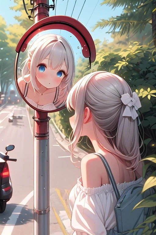 Featured image #4 for girl like convex mirror / traffic mirror