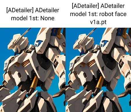 Featured image #2 for ADetailer - Dragon, robot and android face