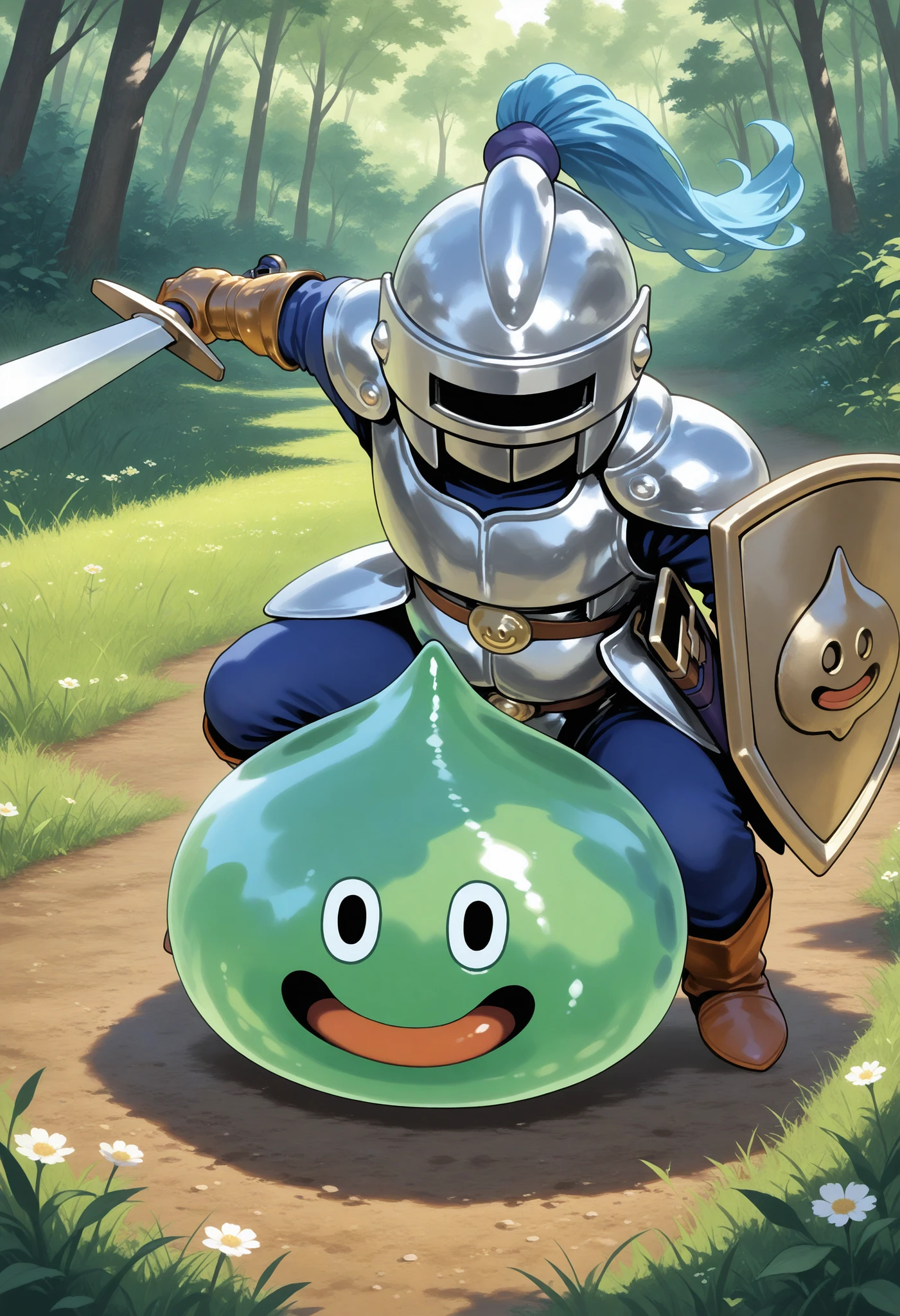 Featured image #1 for Slime knight / スライムナイト (Dragon Quest) Pony/IL/NAI