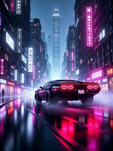 Featured image #5 for Neon Noir FLUX, SDXL & Pony
