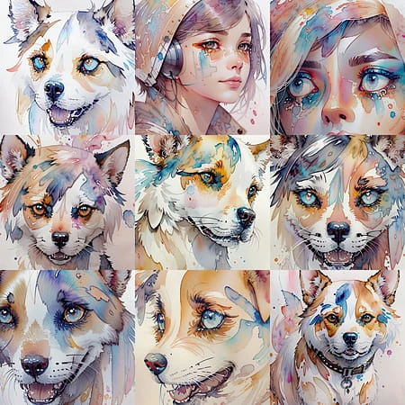Featured image #3 for Vivid Watercolors LoRA Extraction