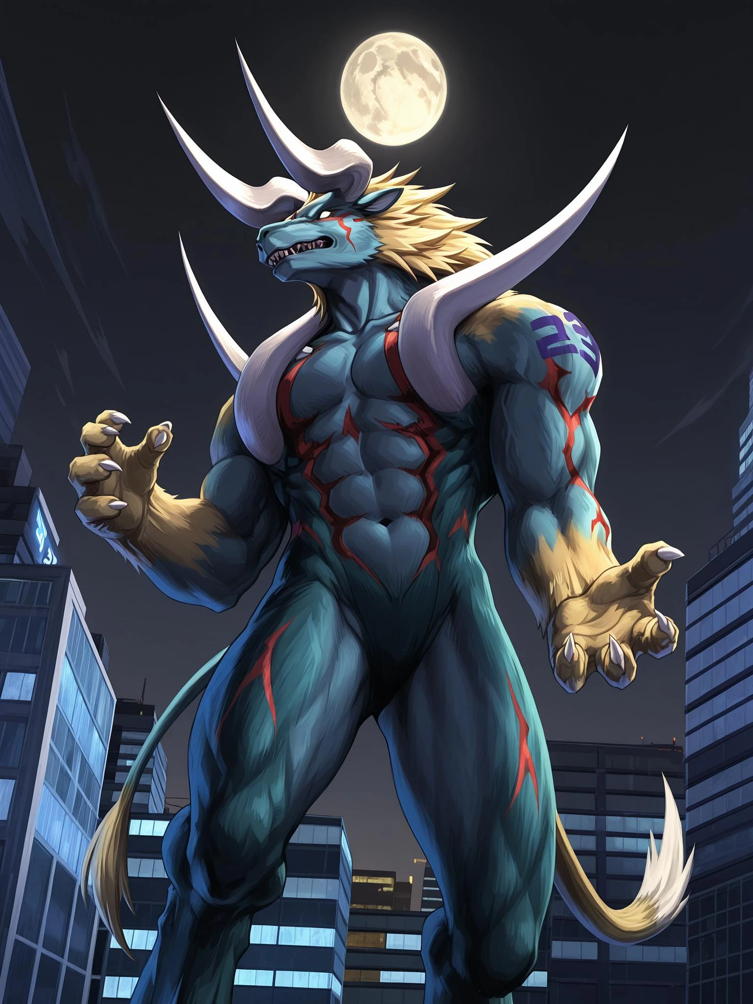 Featured image #1 for Uranus the Chimera - Bloody roar [Illustrious]