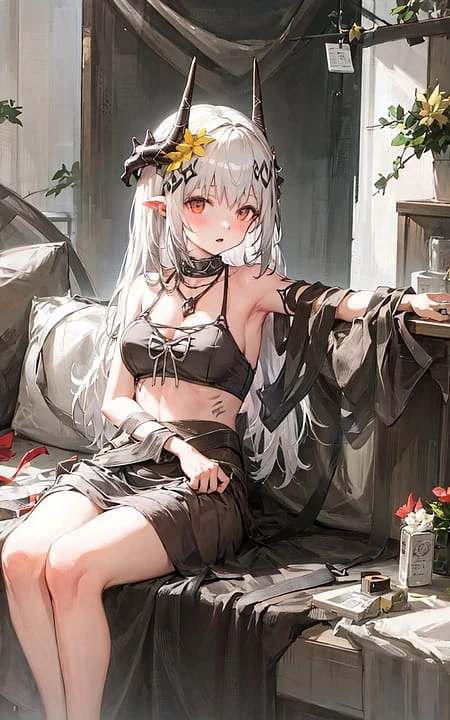 Featured image #2 for Mudrock (Arknights) Silent Night Swimsuit 泥岩泳装