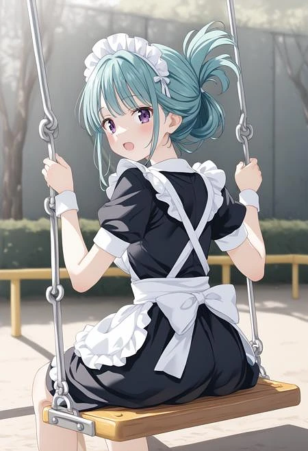 Featured image #2 for [SDXL&Pony] swing / ブランコ