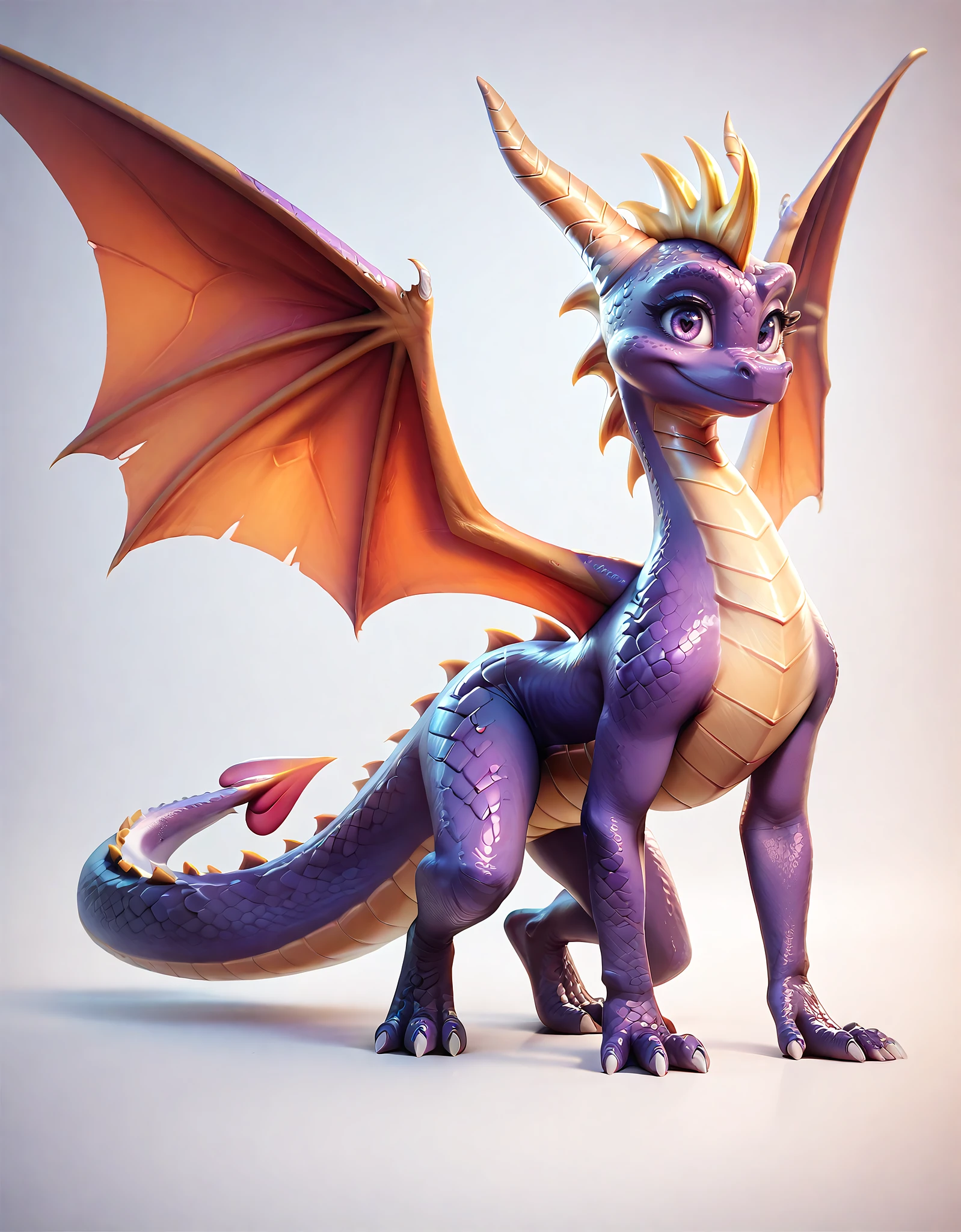 Featured image #1 for Spyra the Dragon -【Female Spyro】【PONY】