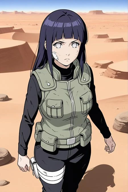 Featured image #1 for Naruto Shippuden - Hinata Hyuga [SD1.5 + Pony + Illustrious]