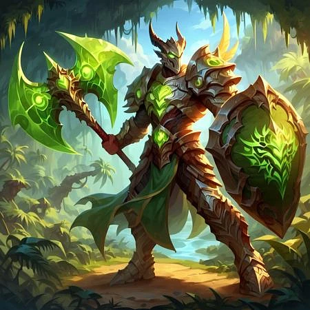 Featured image #4 for XL & Pony Weapon Axe and Shield - By HailoKnight