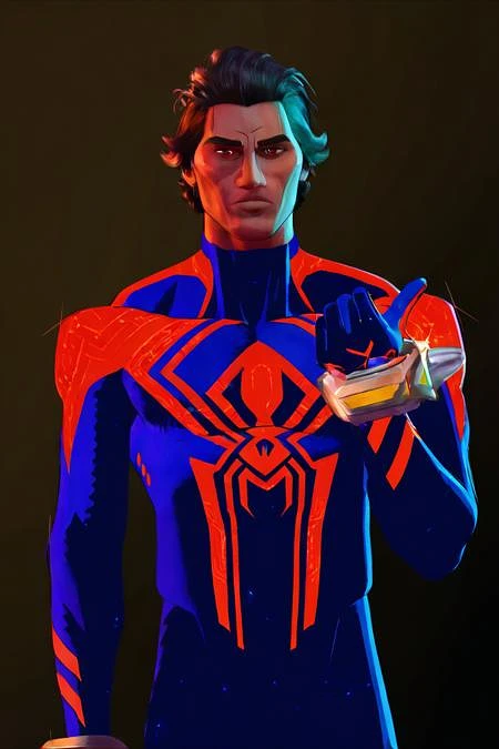 Featured image #3 for Spider-Man 2099 (Miguel O'Hara) from Across the Spider-Verse [LoRA]