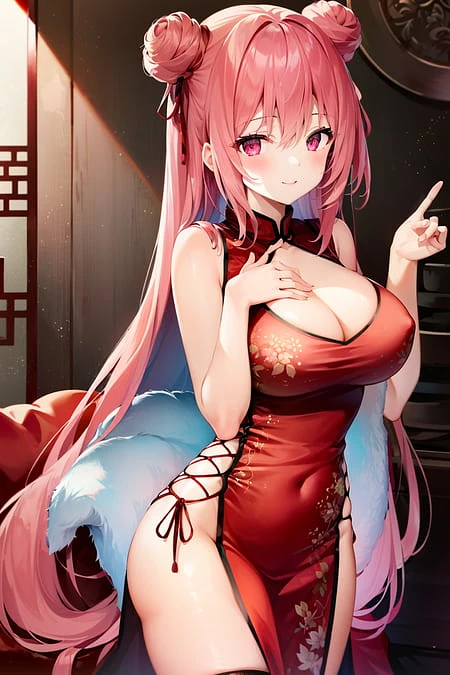 Featured image #2 for La Galissonniere (Azur Lane) China_dress 拉加利索尼埃 旗袍