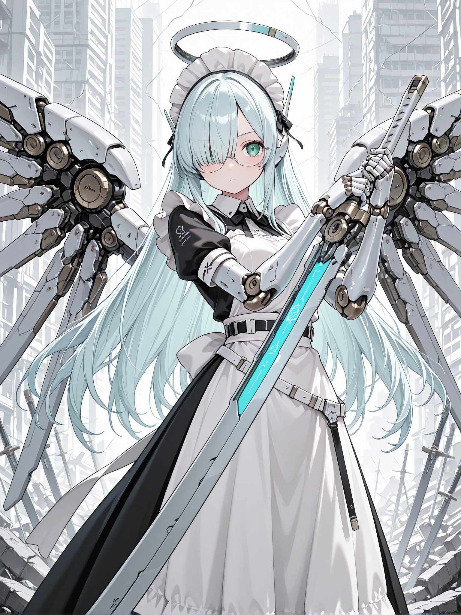 Featured image #2 for Robot maid girl-(Shirakawa Tokine) (OC)