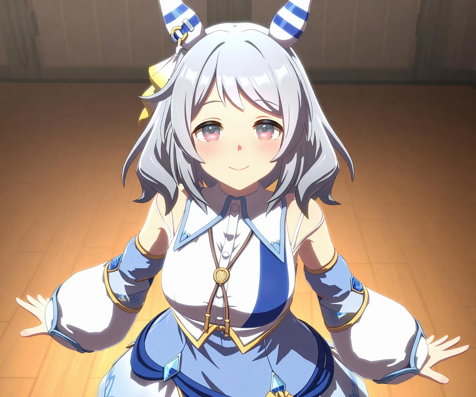 Featured image #2 for Hishi Miracle (Umamusume) in game style 3D ILL-v2
