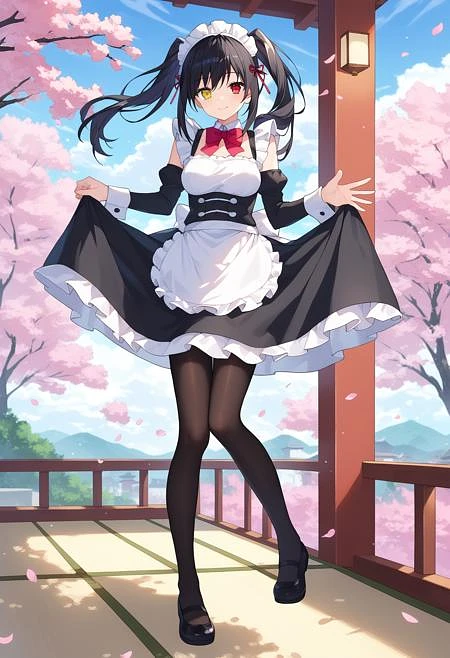Featured image #3 for Kurumi Tokisaki: Date A Live | (時崎 狂三)  (デート・ア・ライブ) | PonyXL Lora | Anime