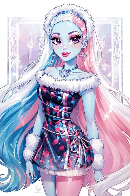 Featured image #4 for Abbey Bominable (Monster High) [Pony & SD1.5]