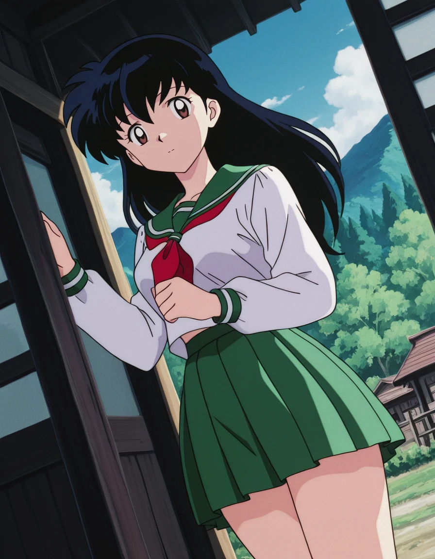 Featured image #2 for 犬夜叉　日暮かごめ　2000年代アニメアナログ作画風　illustrious(Inuyasha　Higurashi Kagome　2000s anime analog painting Style　illustrious)