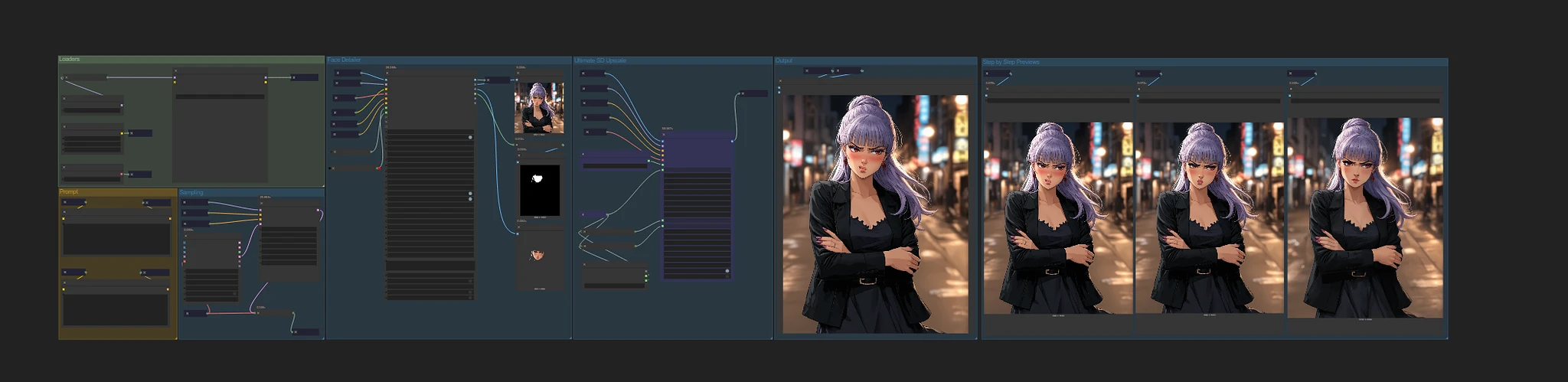 Featured image #1 for Chroma HD Simple Workflow + Multi Lora + Face Detailer + Ultimate SD Upscale