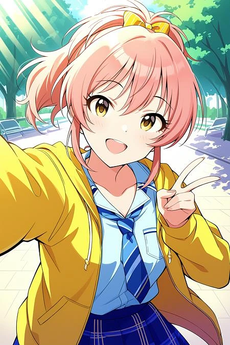 Featured image #4 for Sakuya Shirase (and 82 other girls)+game art style for The iDOLM@STER Shiny Color - 2 versions - Commission!