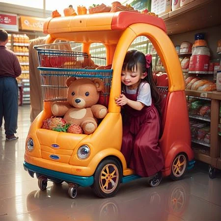 Featured image #2 for Grocery store car cart - XL