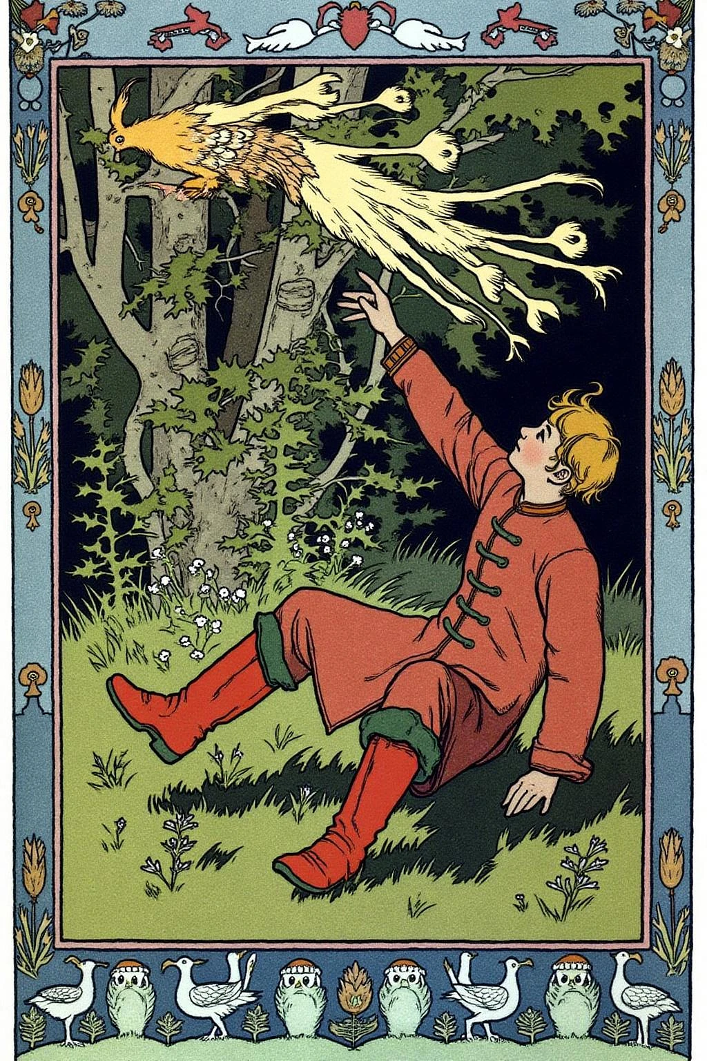 Featured image #2 for From Russia with Love: Vintage Fairly Tale Illustration Style (Ivan Bilibin)