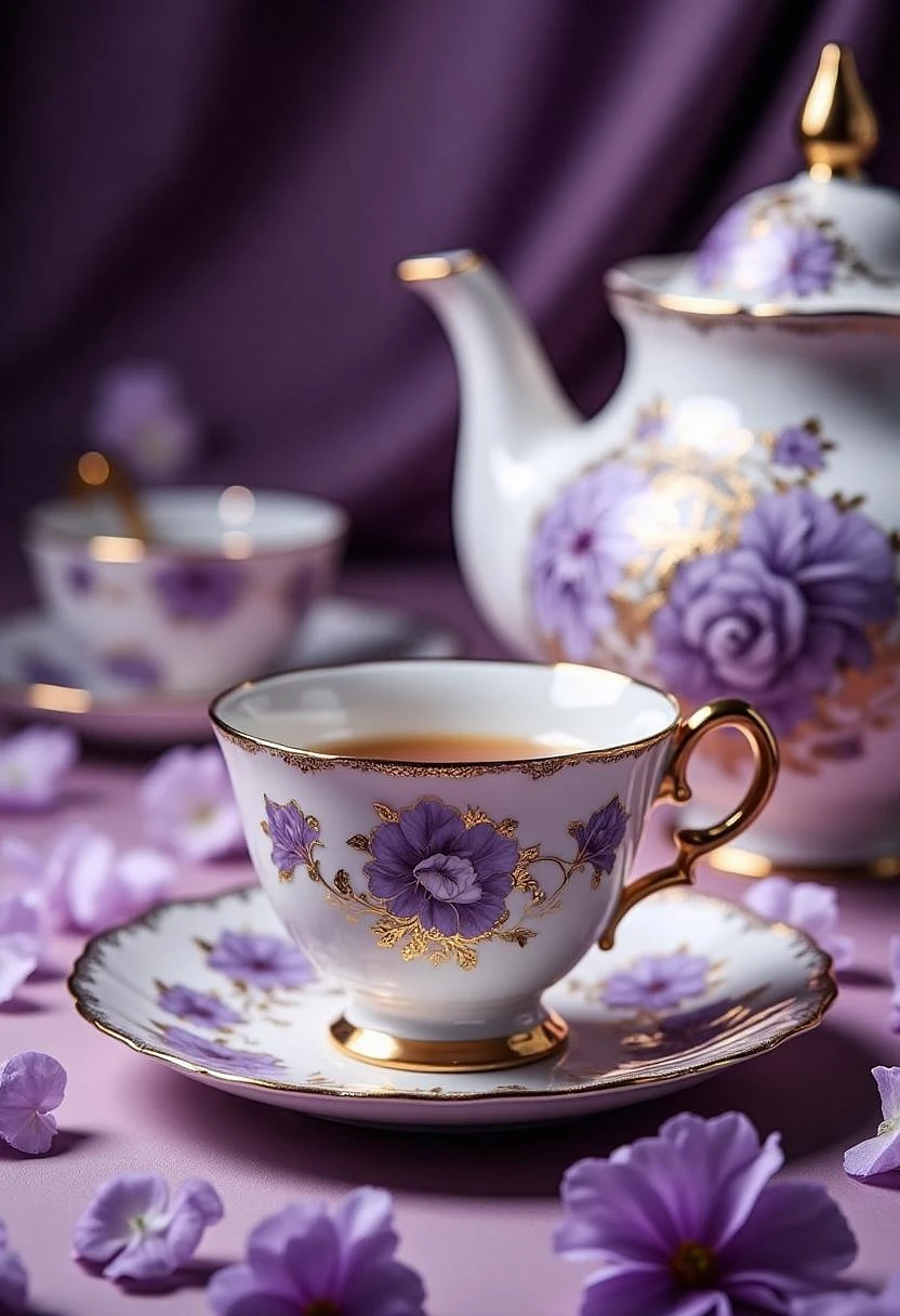 Featured image #2 for D_Exquisite Porcelain Style_Tea Set Design Generation