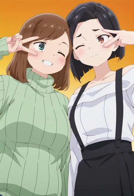Featured image #1 for Yamada Sanae & Ichikawa Yumiko (Boku no kokoro no yabai yatsu)