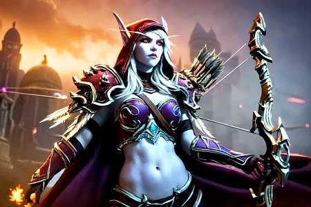 Featured image #5 for Lady Sylvanas Windrunner 4 Outfits