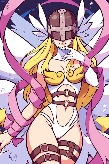 Featured image #2 for Angewomon: Archangel Vaccine | エンジェウーモン (Digimon) [Pony & SD1.5]