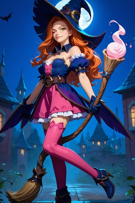 Featured image #1 for Miss Fortune (League of Legends) SDXL LoRA | 11 Outfits [Pony Diffusion]