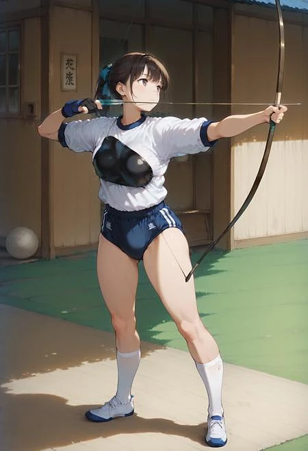 Featured image #3 for Kyudo aiming / 弓道-会 (Pony/SDXL/SD1.5/Flux/IL)