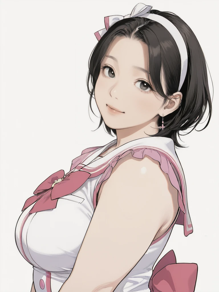 Featured image #1 for (Illustrious)Original_japanese_milf_pink_maid_costume_Kumiko